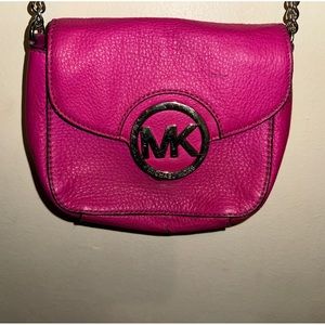 Beautiful hot pink Michael Kors purse